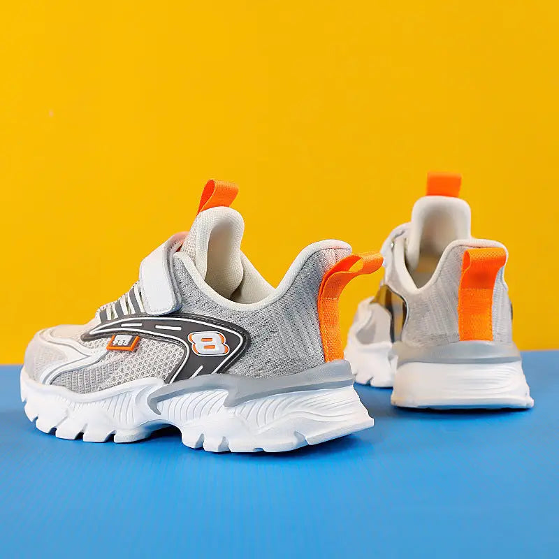 Mesh Breathable Children’s Net Shoes Big Children’s Light Running Shoes Elementary School Students Flying Woven Sports