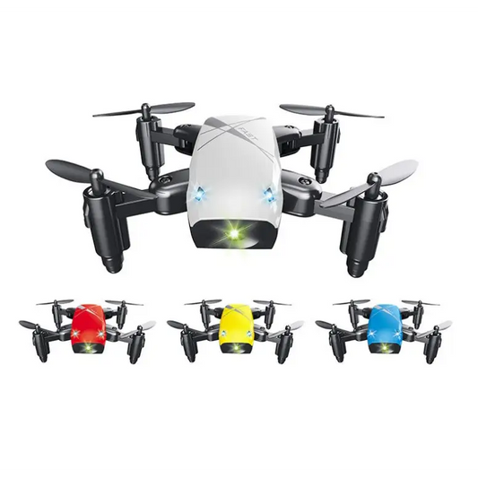 Micro Foldable RC Drone 3D Bearing Steering Wheel Remote Control Quadcopter Toys With Camera WiFi APP Control Helicopter Dron Kids Gift - Beyond Trends Hub 
