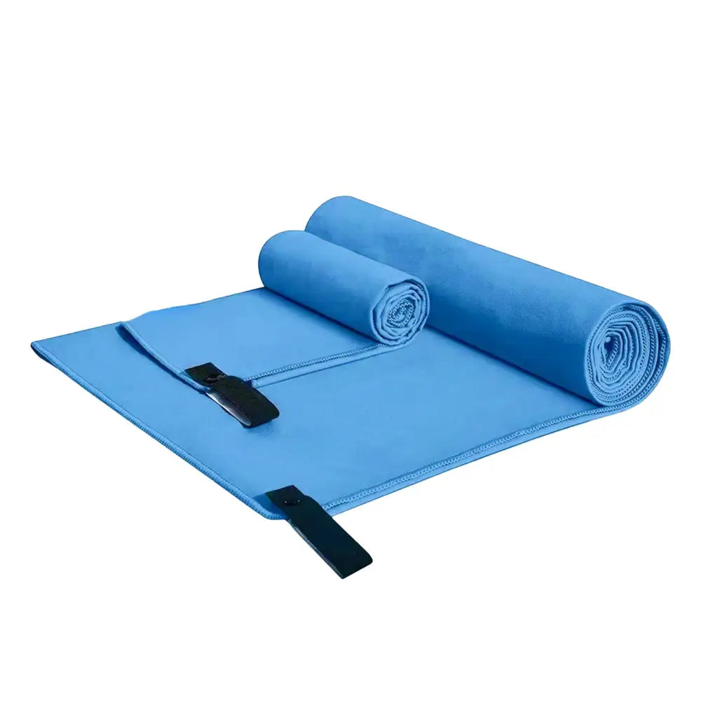 Microfiber Travel Towels Assorted Size Quick Dry Sweat Absorption Widely Used Bath Towel for Gym Sports Outdoor Sky