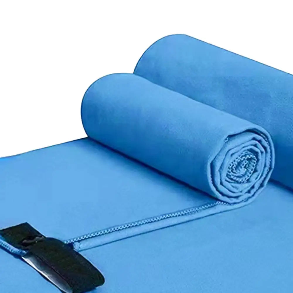 Microfiber Travel Towels Assorted Size Quick Dry Sweat Absorption Widely Used Bath Towel for Gym Sports Outdoor Sky