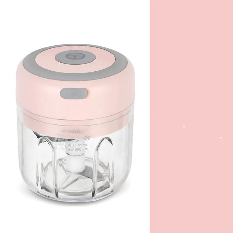 Mini Electric Garlic Chopper USB Charging Ginger Masher Machine Sturdy Durable Chili Vegetable Crusher Kitchen Tool Beyond Trends Hub