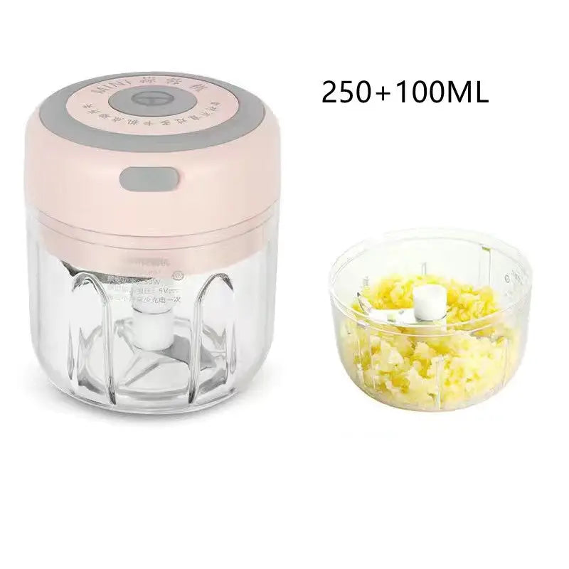 Mini Electric Garlic Chopper USB Charging Ginger Masher Machine Sturdy Durable Chili Vegetable Crusher Kitchen Tool Beyond Trends Hub