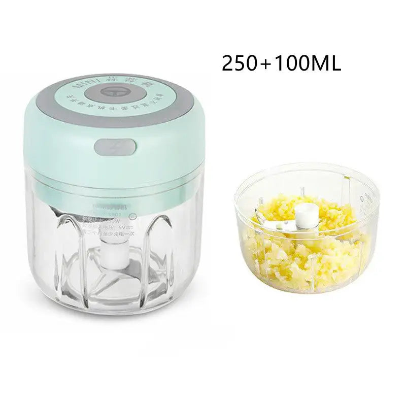 Mini Electric Garlic Chopper USB Charging Ginger Masher Machine Sturdy Durable Chili Vegetable Crusher Kitchen Tool Beyond Trends Hub