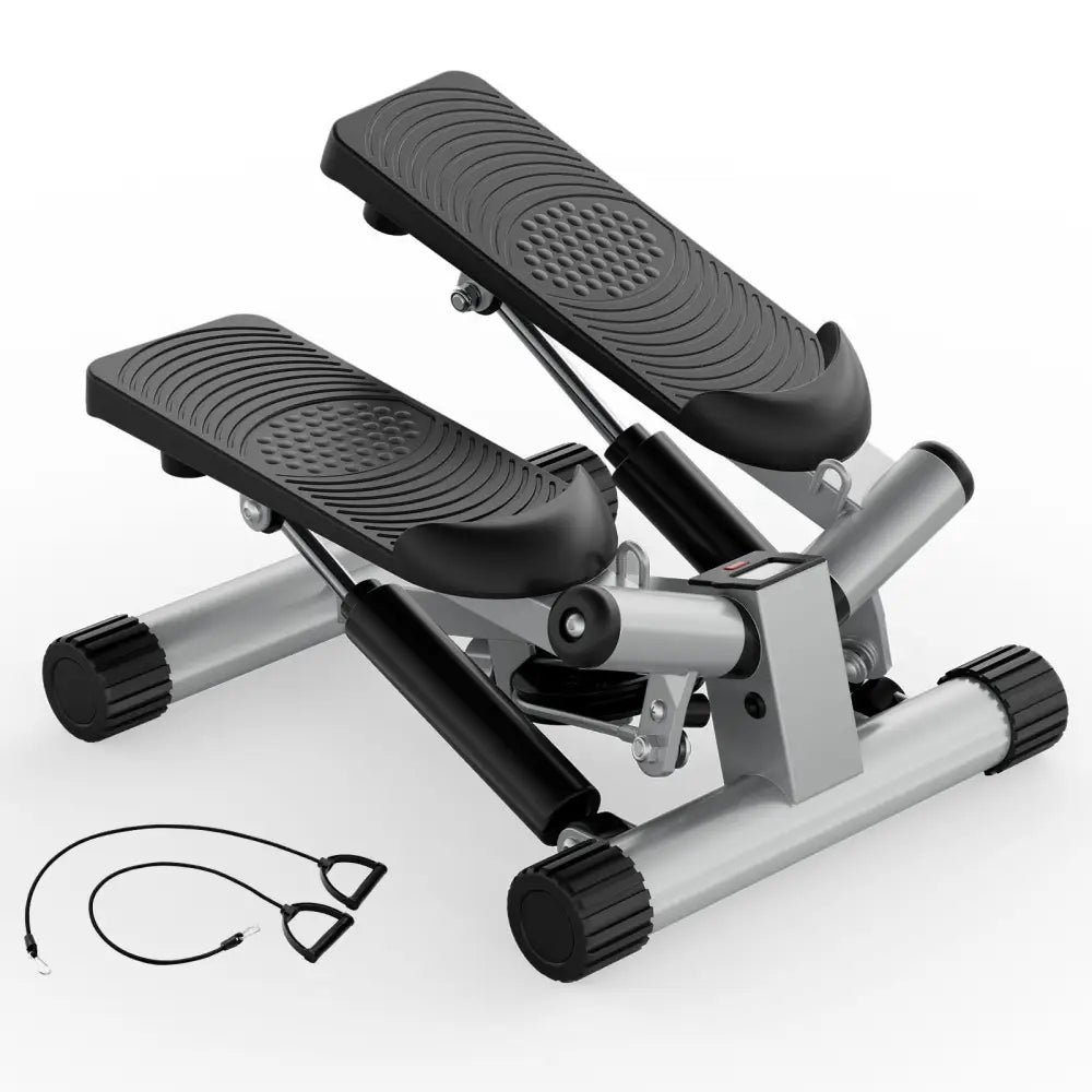 Mini Stepper With Resistance Band - Gray - 5