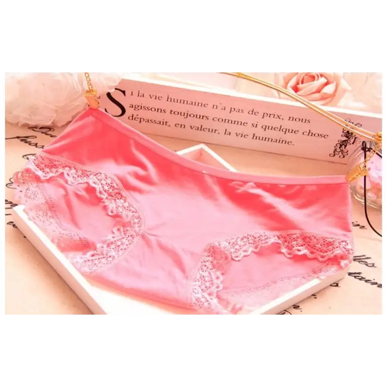 Modal Bamboo Charcoal Fiber Underwear Black Red Lace Underwear Women's Underwear Beyond Trends Hub
