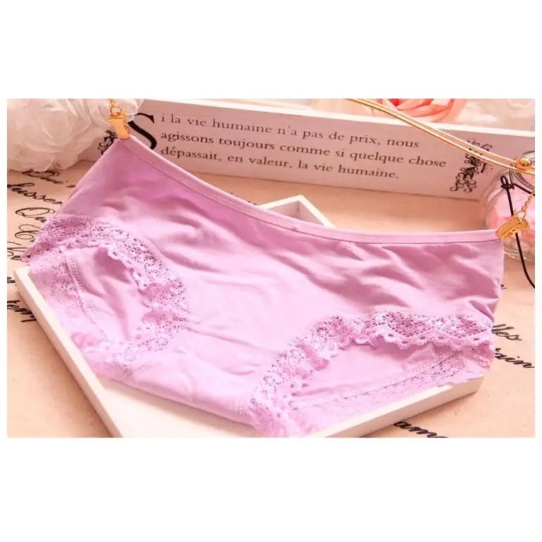 Modal Bamboo Charcoal Fiber Underwear Black Red Lace Underwear Women's Underwear Beyond Trends Hub