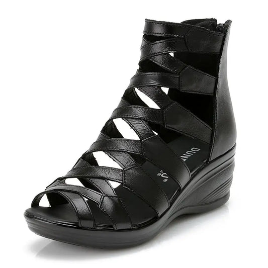 Mother shoes Roman shoes wedge flat sandals Beyond Trends Hub