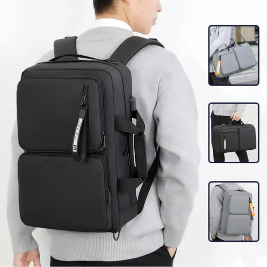 Multifunctional Backpack Large Capacity Business Laptop Bag Leisure Travel Commuter Schoolbag Portable Shoulder Bag Beyond Trends Hub