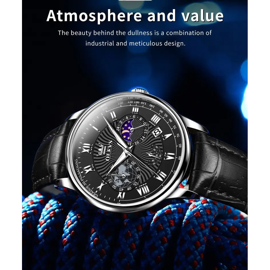 Multifunctional Business Quartz Watch Luminous Men