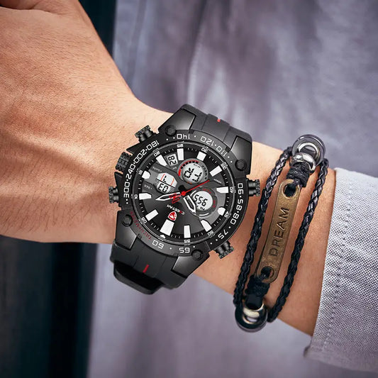 Multifunctional Men's Waterproof Quartz Watch - Beyond Trends Hub 