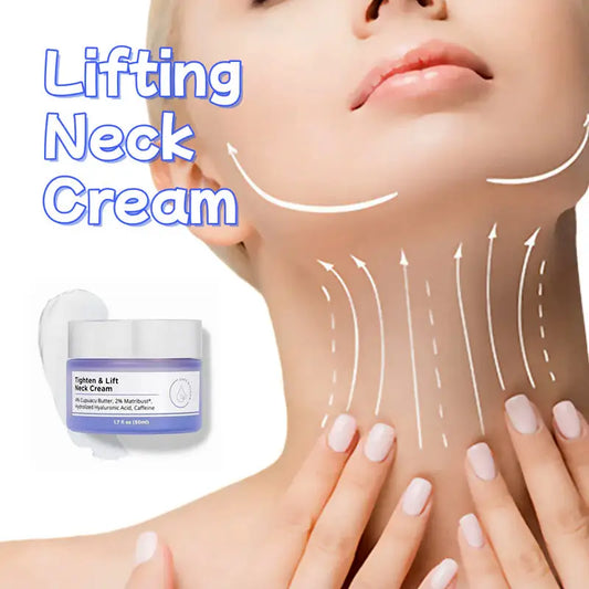 Neck Lines Protein Cream Eliminate Double Chin Moisturizing Reducing Fine Lines Lifting Brightening Rejuvenation Face Skin Care - Beyond Trends Hub 