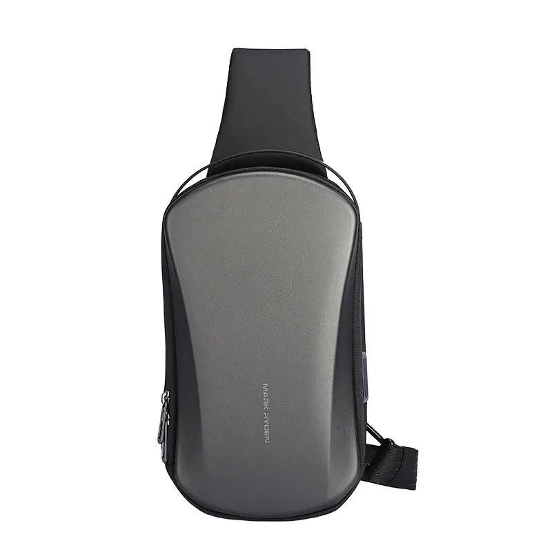 New Hard Shell Men's Fashion Waterproof Shoulder Messenger Bag Beyond Trends Hub