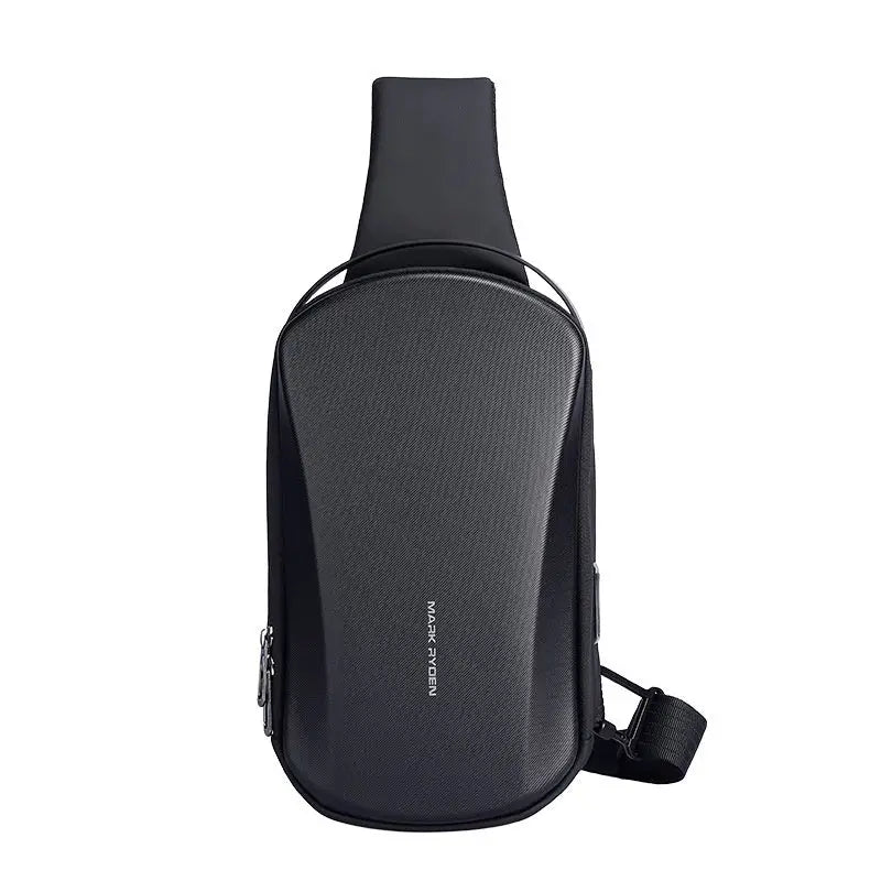 New Hard Shell Men's Fashion Waterproof Shoulder Messenger Bag Beyond Trends Hub