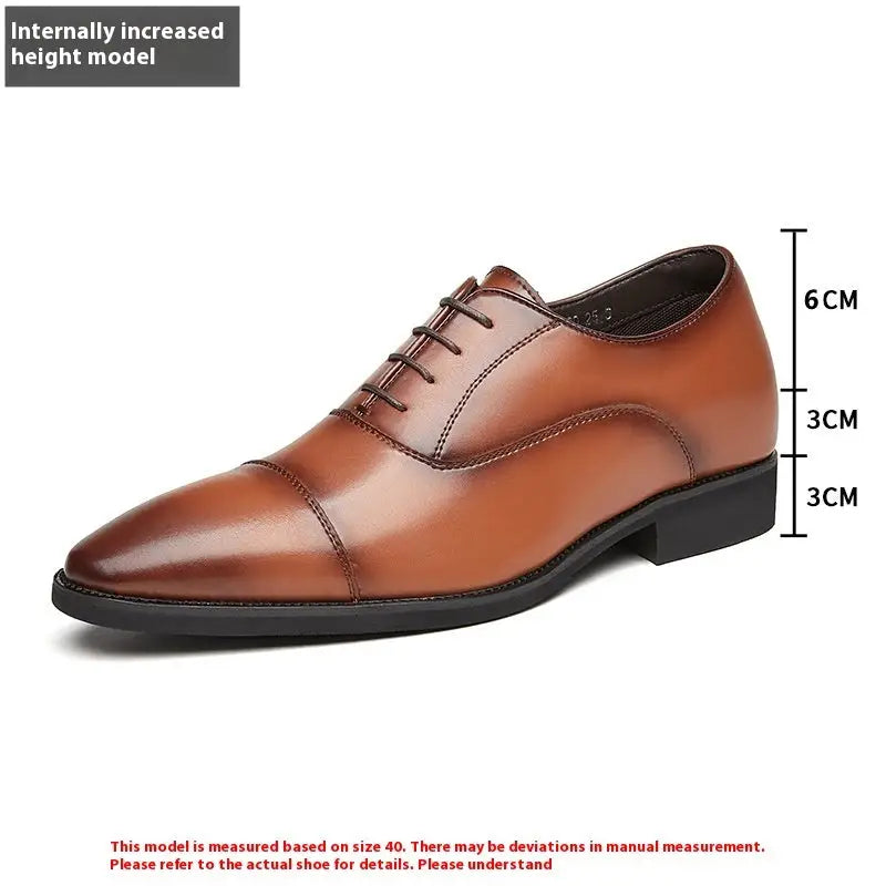 New Height Increasing Insole Business Formal Wear Soft Bottom Oxford Shoes Beyond Trends Hub