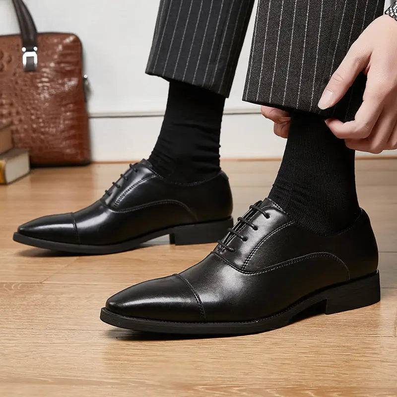 New Height Increasing Insole Business Formal Wear Soft Bottom Oxford Shoes Beyond Trends Hub