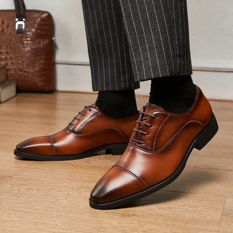 New Height Increasing Insole Business Formal Wear Soft Bottom Oxford Shoes Beyond Trends Hub