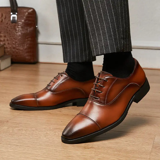 New Height Increasing Insole Business Formal Wear Soft Bottom Oxford Shoes Beyond Trends Hub