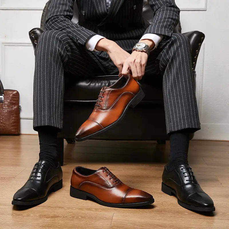 New Height Increasing Insole Business Formal Wear Soft Bottom Oxford Shoes Beyond Trends Hub
