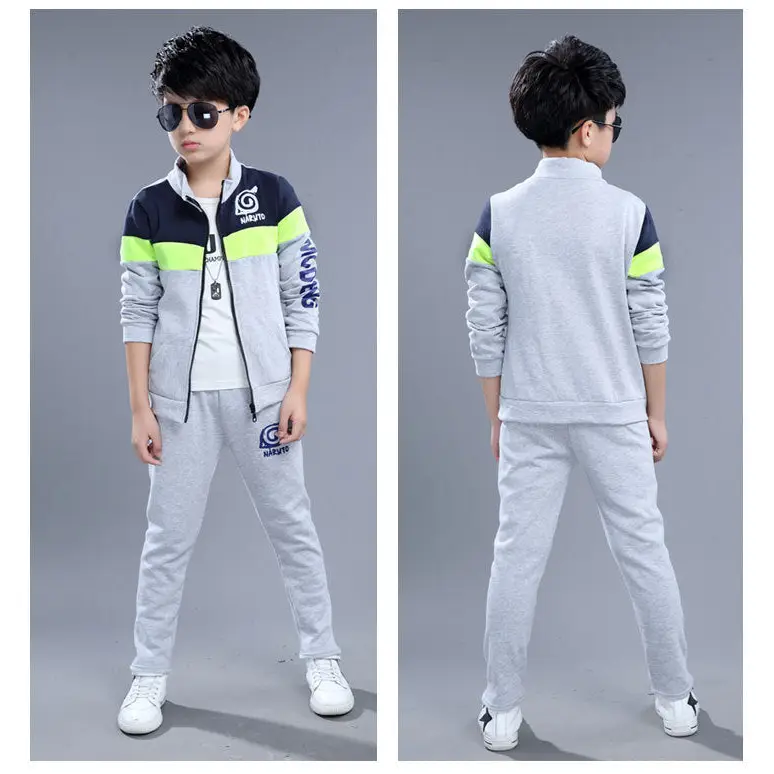 New Kids’ Boy Handsome Net Red Children’s Wear - Naruto Green / 120