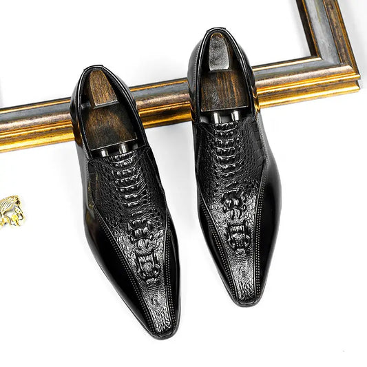 New Leather Men’s Shoes In Summer