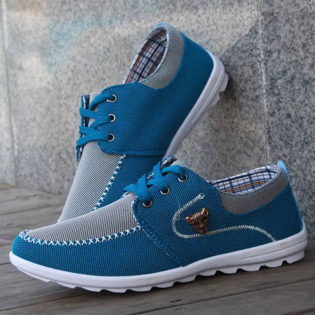 New men’s casual canvas shoes