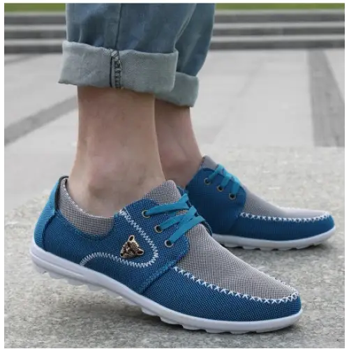 New men’s casual canvas shoes