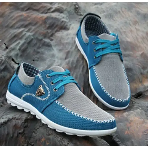 New men’s casual canvas shoes - Blue / 43