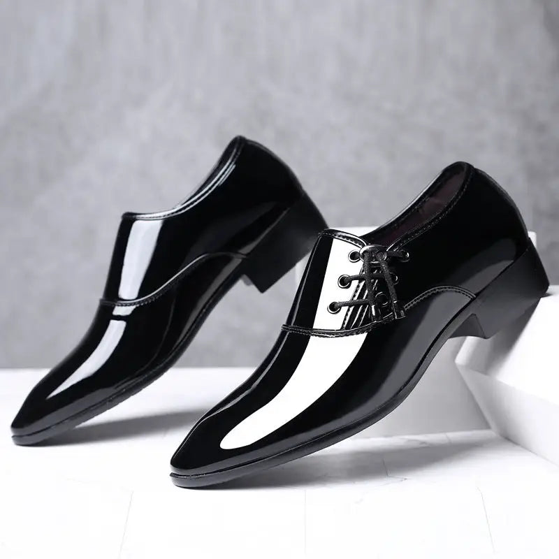 New Men’s Shiny Business Formal Large Size Shoes