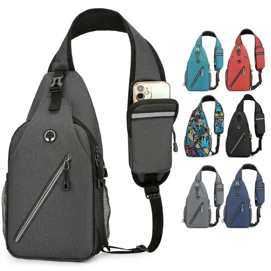 New Multifunctional Men's Shoulder Crossbody Bag Male Hard-Wearing Canvas Shoulder Messenger Bags Chest Bag - Beyond Trends Hub 