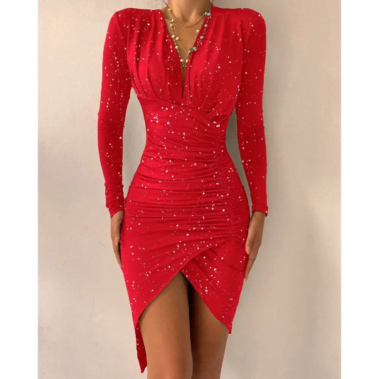 New Printed Slim Dresses For Women