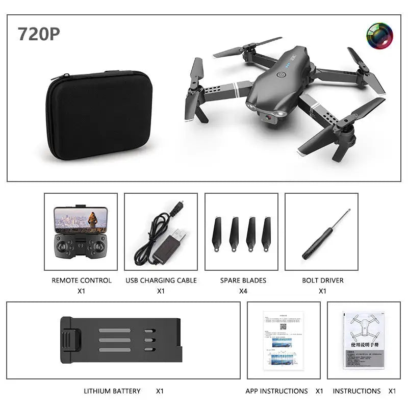 New Product Mini Folding Drone Remote Control Plane - Beyond Trends Hub 