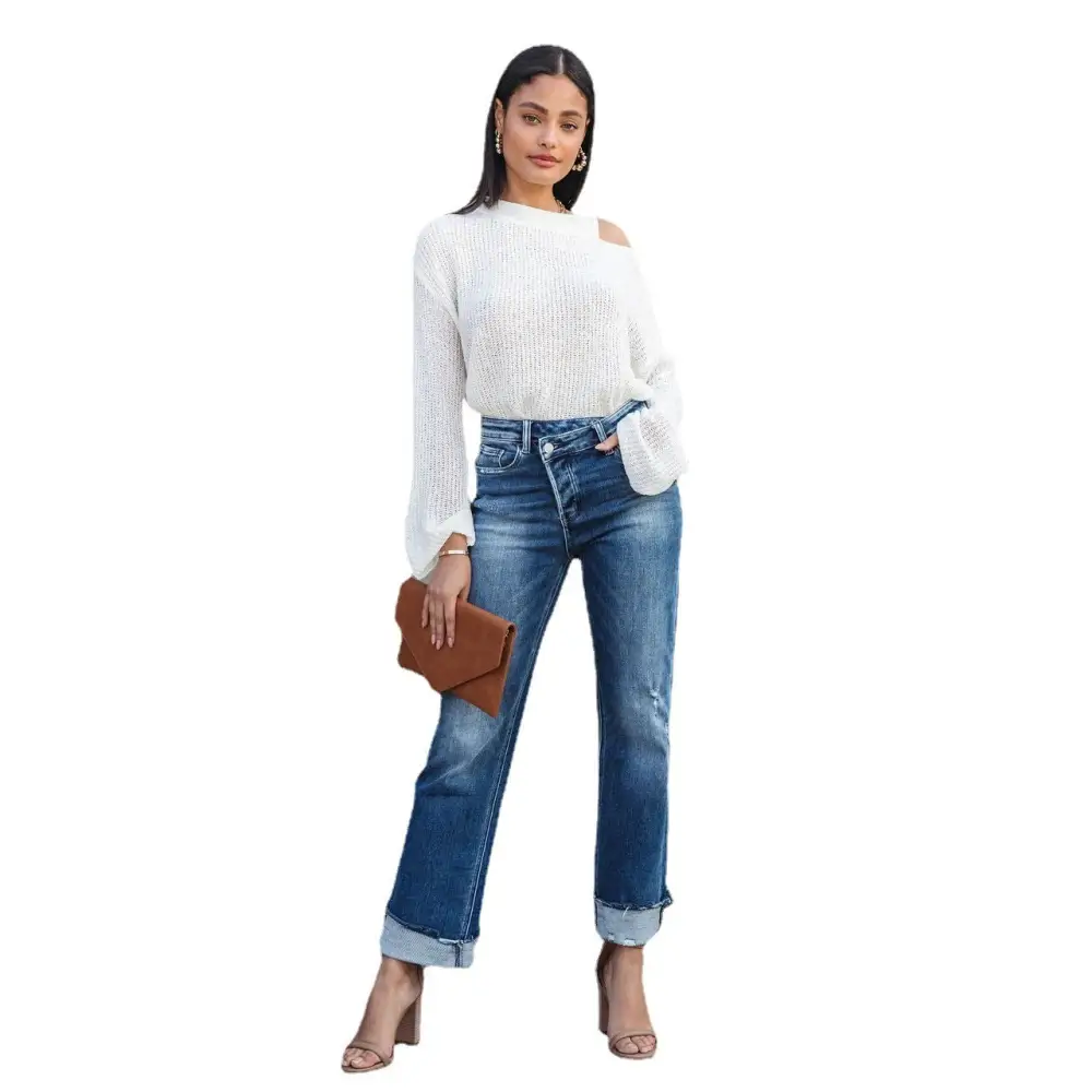 New Temperament Commute High Waist Straight-leg Pants - Beyond Trends Hub