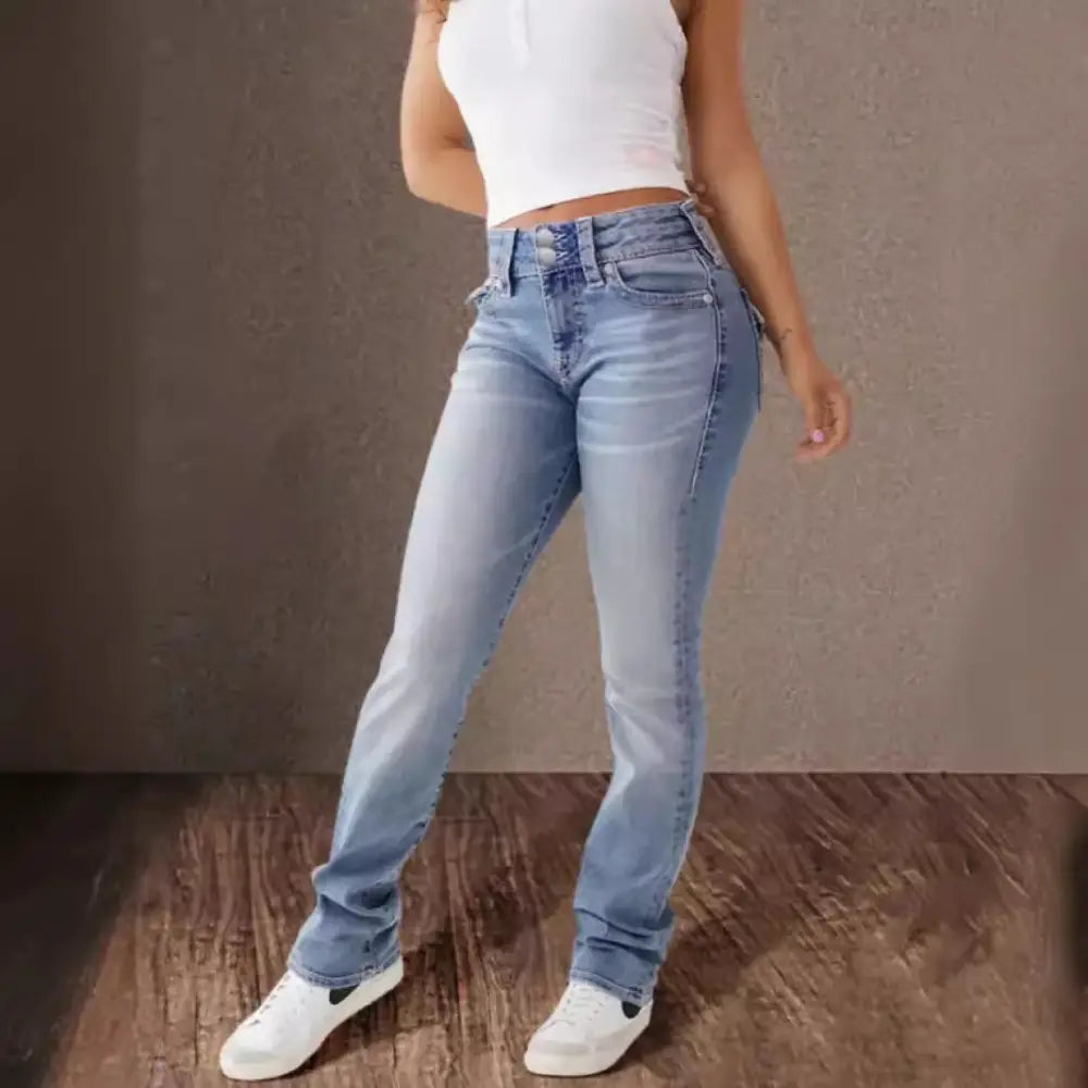 New Trendy Women's All-match High Waist Comfort Washed Slim Fit Denim Shorts Beyond Trends Hub