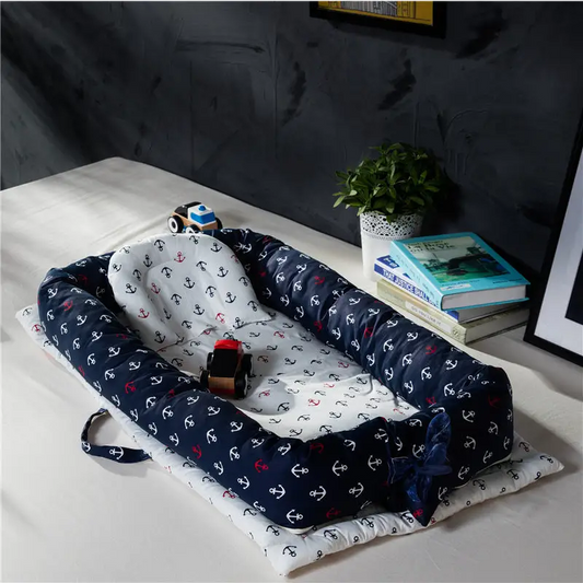 New Type Portable Baby Bed Fashion All Cotton Baby Bed Bed Bionic Bed - Beyond Trends Hub 