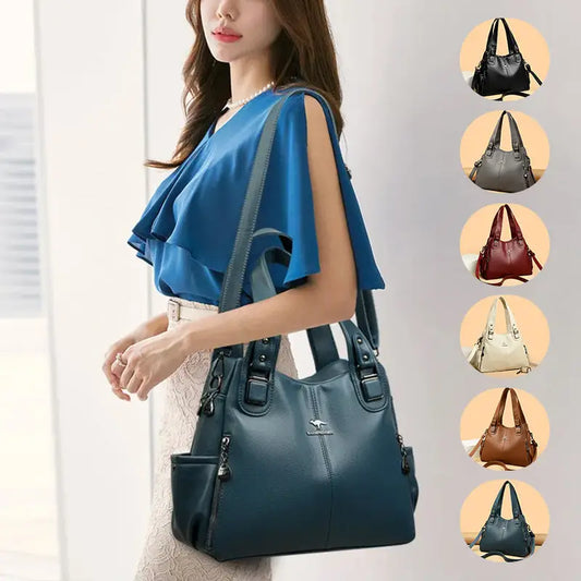 New Women's Shoulder Bag Fashion Elegant Crossbody Bag Vintage Shoulder Tote Bag Designer Ladies Large Capacity Purse Bags Beyond Trends Hub