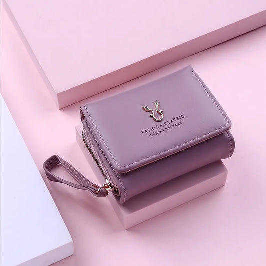 New Women’s Wallet PU Leather Short