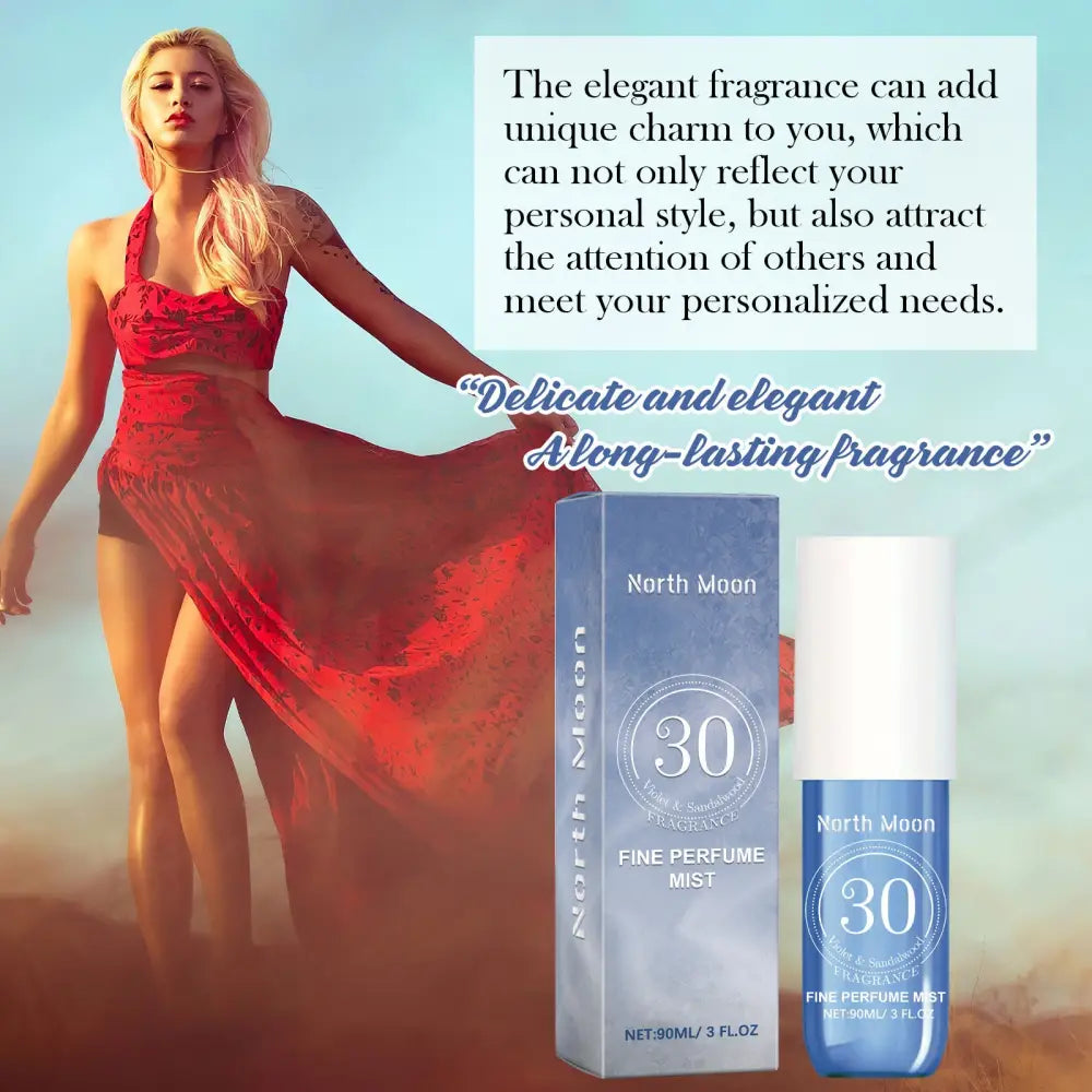 North Moon Fragrance Spray Spray Body Splash For Women Hair & Body Fragrance Mist Fresh Long Duration Fragrance Spray