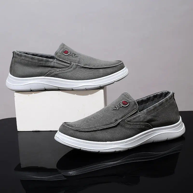 Old Beijing Cloth Shoes Men’s Plus Size Canvas