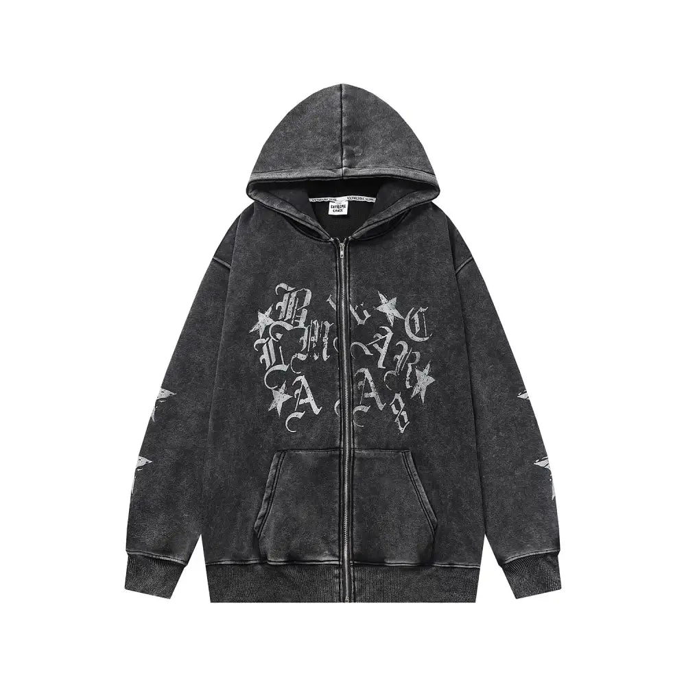 Old Washed Cardigan Hooded Sweater For Men And Women Beyond Trends Hub