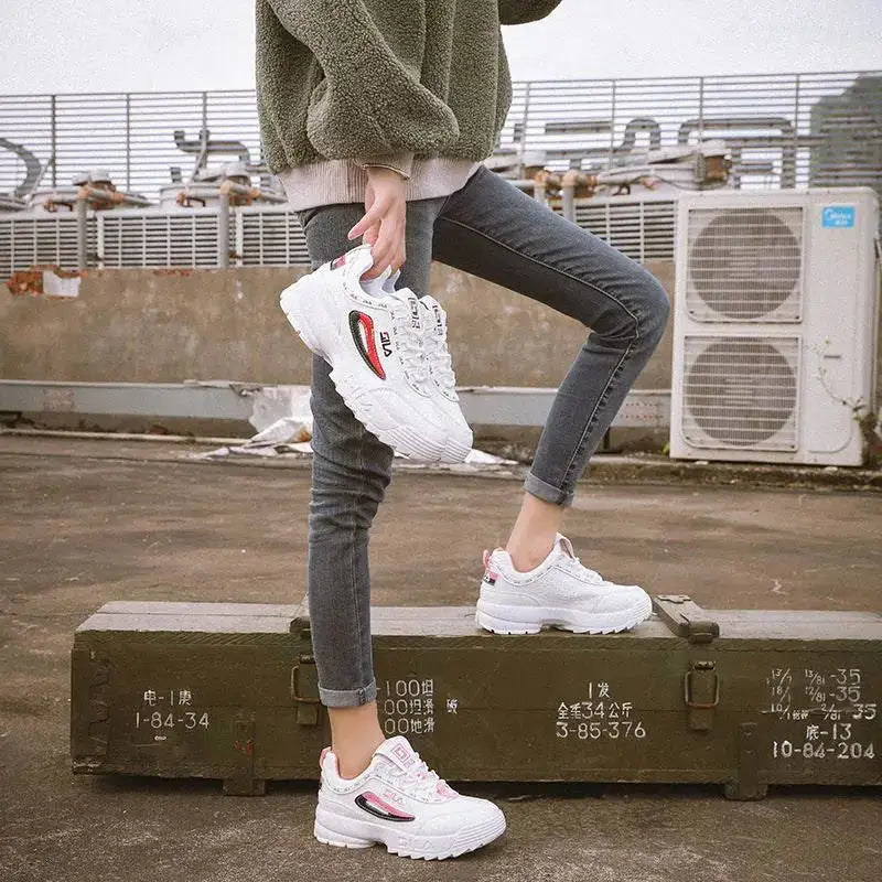 Older Children'S Casual Women'S Shoes 10 Years Old Autumn Korean Version Of The Trend 12 Sports Shoes Girls 16 Junior High School Daddy Shoes - Beyond Trends Hub 