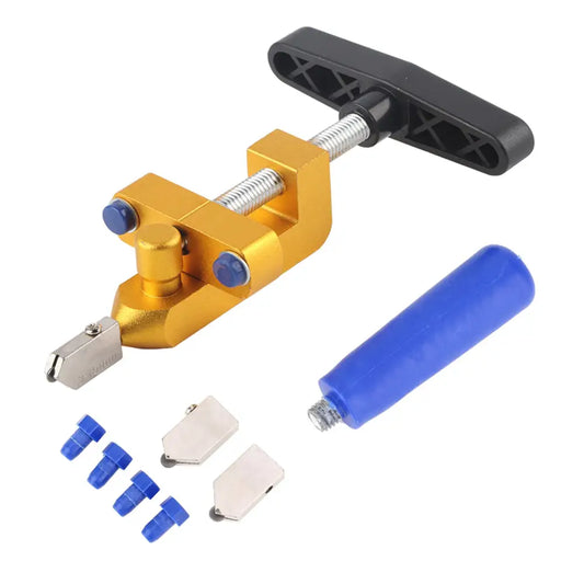 One-Piece Glass Cutter Portable Multifunctional Tile Opener Ceramic Cutting Tool - as picture - 5
