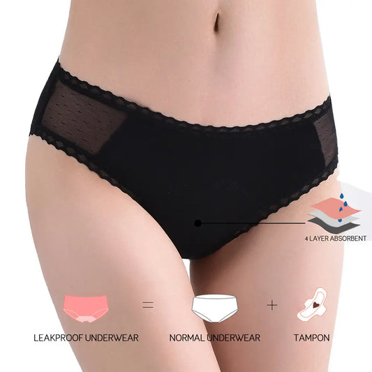 Organic Cotton Leak-proof Disposable Sanitary Napkin Four-layer Menstrual Pants