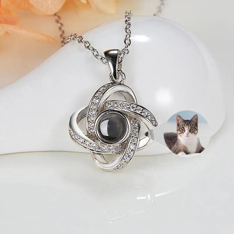 Original Projection Necklace Jewelry Gift with Hidden Love Words for Women Beyond Trends Hub
