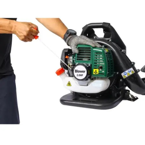 OSAKAPRO 52CC 2-Cycle Gas Backpack Leaf Blower With Extention Tube,green - Green - 5