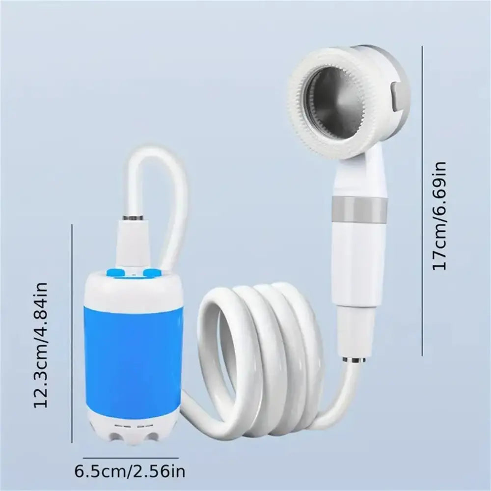 Outdoor Camping Shower Portable Electric Shower Gadgets Waterproof 5000mAh Rechargeable Battery Powered For Hiking Traveling Beyond Trends Hub
