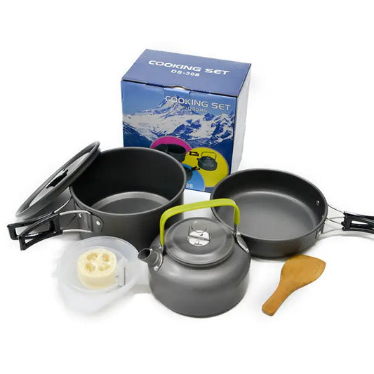 Outdoor cooker camping cooker portable - Black