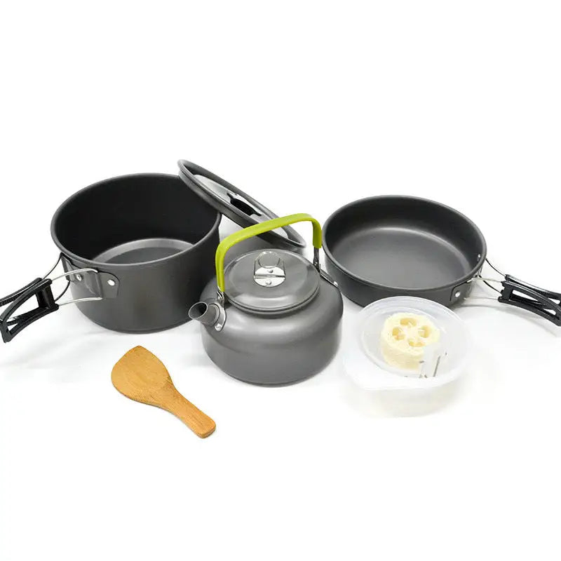 Outdoor cooker camping cooker portable - Black