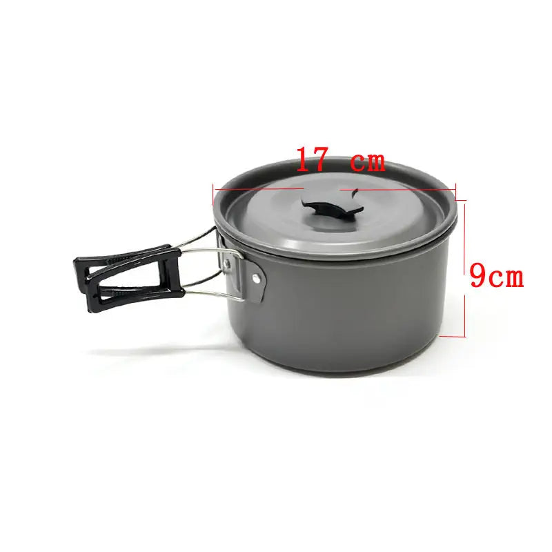 Outdoor cooker camping cooker portable - Black