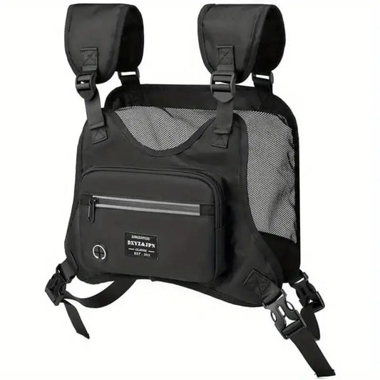 Outdoor Cycling, Sports, Fitness, Running Vest, Chest Bag, Adjustable Reflective Mesh Pocket, Breathable Chest Bag, Suitable For Running, Cycling, Outdoor Mountaineering, Traveling Beyond Trends Hub