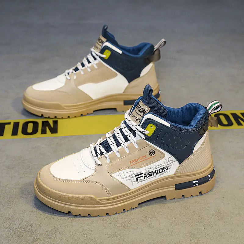 Outdoor Sports Platform Men's High-top Tooling Snow Boots Beyond Trends Hub